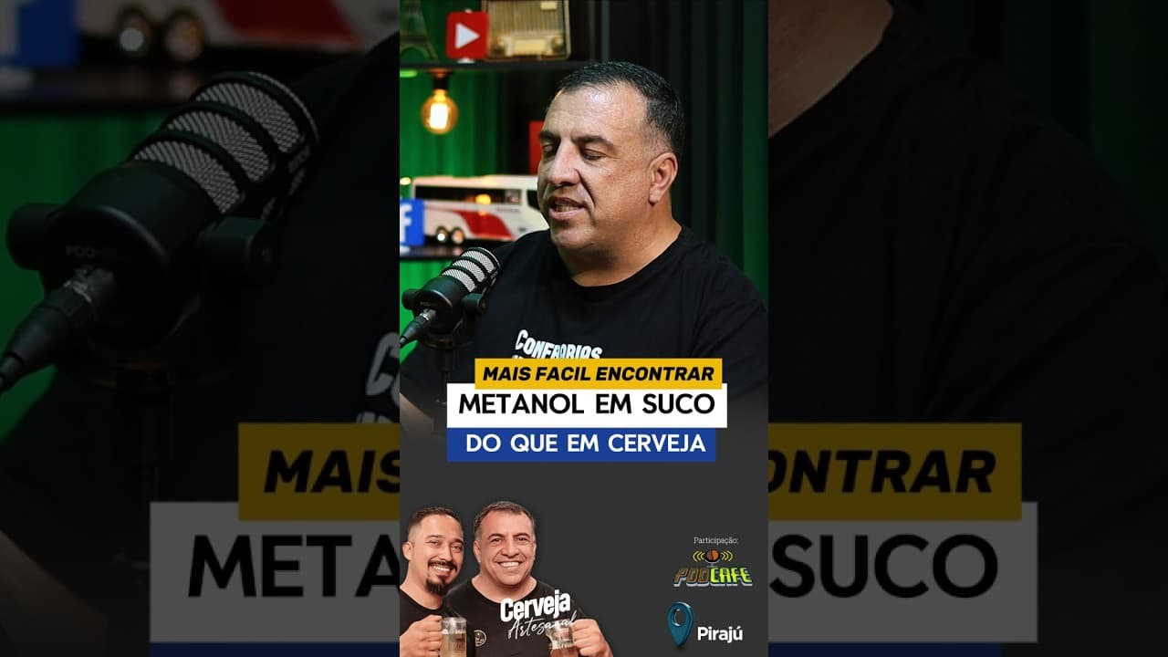 mais fácil encontrar metanol em suco, do que em cerveja #cerveja #cervejariaartesanal